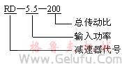 RD二次包络减速机型号